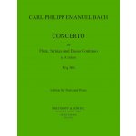 Image links to product page for Concerto in A minor for Flute, Strings and Basso Continuo, Wq 166