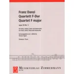 Image links to product page for Quartet in F major for Flute, Violin, Viola and Cello, Op. 56 No. 3