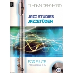 Image links to product page for Jazz Studies for Flute (includes CD)
