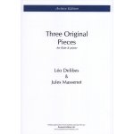 Image links to product page for Three Original Pieces for Flute and Piano