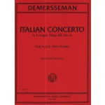 Image links to product page for Italian Concerto in F Major for Flute and Piano, Op. 82/6