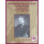 Image links to product page for First Sonata in E flat major for Flute and Piano, Op22