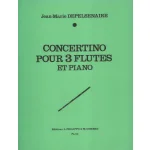 Image links to product page for Concertino for Three Flutes and Piano
