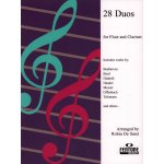 Image links to product page for 28 Duos for Flute and Clarinet