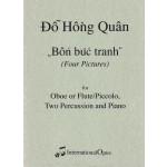 Image links to product page for Bon buc tranh (4 Pictures) for Flute or Piccolo/Oboe, Percussion and Piano