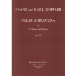 Image links to product page for Valse di Bravura for Two Flutes and Piano, Op33