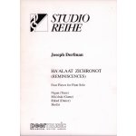 Image links to product page for Ha'alaat Zichronot (Reminiscences) - Four Pieces for Flute Solo