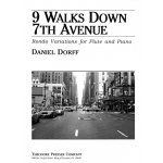 Image links to product page for 9 Walks Down 7th Avenue: Rondo Variations for Flute and Piano