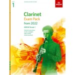 Image links to product page for Clarinet Exam Pack from 2022 Grade 1 (includes Online Audio)