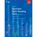 Image links to product page for Specimen Sight-Reading Organ Grades 1-8 from 2011
