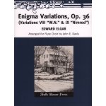 Image links to product page for Enigma Variations for Flute Choir: Variations VIII "W.N." & IX "Nimrod", Op36