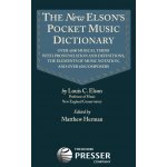 Image links to product page for The New Elson's Pocket Music Dictionary