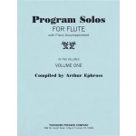 Image links to product page for Program Solos for Flute and Piano, Volume 1