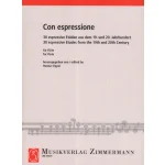 Image links to product page for Con Espressione: 30 Espressive Etudes from the 19th and 20th Century for Flute