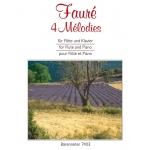 Image links to product page for 4 Melodies for Flute and Piano
