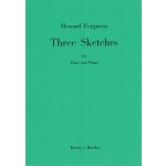 Image links to product page for Three Sketches for Flute and Piano