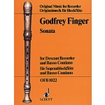 Image links to product page for Sonata for Descant Recorder & Piano (incl. figured bass)
