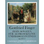 Image links to product page for 10 Sonatas for Flute and Continuo Nos 1-5, Op3
