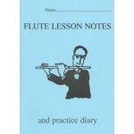 Image links to product page for Flute Lesson Note and Practice Diary