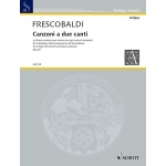 Image links to product page for Canzoni a due Canti for Two High Instruments and Basso Continuo