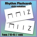Image links to product page for Rhythmic Flashcards Set Two