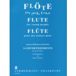 Image links to product page for 14 Divertissements for Two Flutes