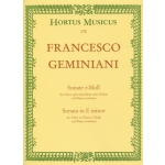 Image links to product page for Sonata in E minor for Flute/Oboe/Violin and Basso Continuo