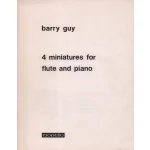 Image links to product page for Four Miniatures for Flute and Piano