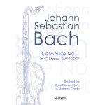 Image links to product page for Suite Nr.1 in G Major for Bass Clarinet Solo, BWV1007