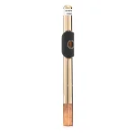 Image links to product page for Pre-Owned Mancke 14K Rose Flute Headjoint with Grenadilla Wood Lip-Plate and Pt Riser