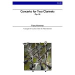 Image links to product page for Concerto for Two Clarinets arranged for Clarinet Choir, Op.35