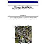 Image links to product page for Concerto Concertante for Solo Clarinet, Bassoon and Clarinet Choir