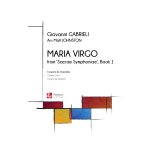 Image links to product page for Maria Virgo from 'Sacrae Symphoniae', Book 1 for Clarinet Choir