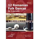 Image links to product page for 12 Romanian Folk Dances for Two Clarinets