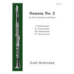 Image links to product page for Sonata No. 2 for Two Clarinets and Piano