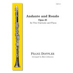 Image links to product page for Andante and Rondo for Two Clarinets and Piano, Op.25