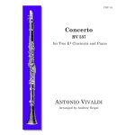 Image links to product page for Concerto for Two E-flat Clarinets and Piano