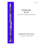 Image links to product page for Concerto for Two E-flat Clarinets and Piano
