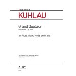 Image links to product page for Grand Quatuor in D minor arranged for for Flute, Violin, Viola and Cello, Op. 103