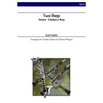 Image links to product page for Two Rags for Clarinet Quartet