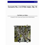 Image links to product page for Concerto No. 2 in E-flat major for Clarinet Solo Clarinet Choir, Op.74