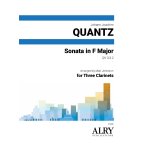 Image links to product page for Sonata in F Major for Three Clarinets
