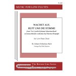 Image links to product page for Wachet auf, ruft uns die Stimme for Low Flute Choir