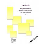 Image links to product page for Six Duets arranged for Two Flutes and Piano