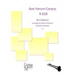 Image links to product page for Ave Verum Corpus for Clarinet Quartet