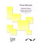 Image links to product page for Three Minuets [Double Reed Quartet]