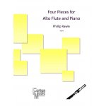 Image links to product page for Four Pieces for Alto Flute and Piano