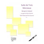 Image links to product page for Suite de Trois Morceaux arranged for Solo Flute and Flute Quartet