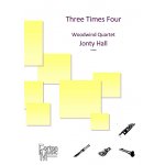 Image links to product page for Three Times Four for Woodwind Quartet