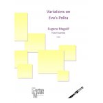 Image links to product page for Variations on Eva's Polka for Flute Ensemble